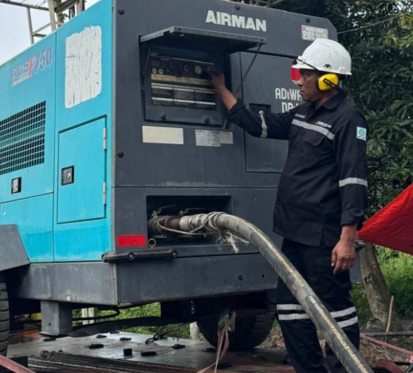 Pemeliharaan Saluran air tanah PT Maju Indonesia2